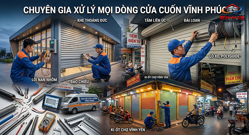 Chuyên Gia Xử Lý Mọi Dòng Cửa Cuốn - Cửa Cuốn Nguyễn Gia