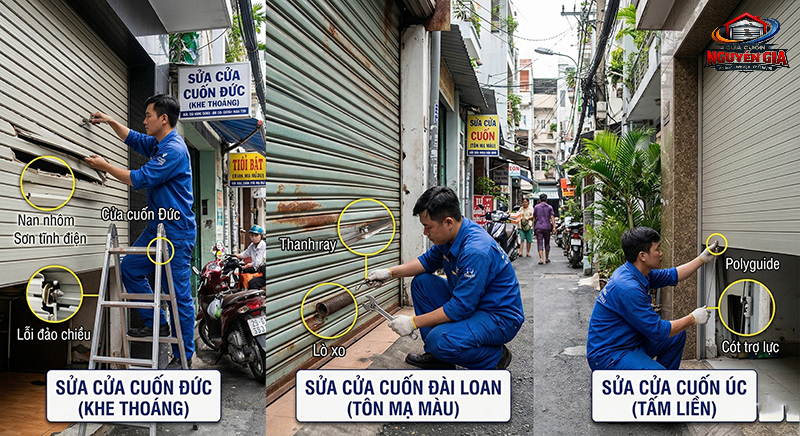 Chuyên Gia Xử Lý Mọi Dòng Cửa Cuốn - Cửa Cuốn Nguyễn Gia