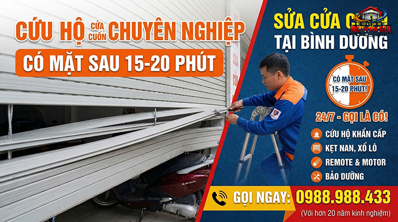 Sửa Cửa Cuốn Tại Bình Dương - Cửa Cuốn Nguyễn Gia