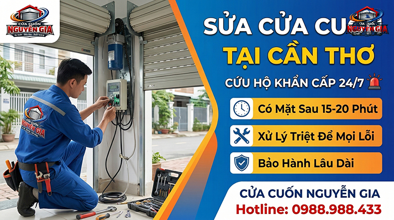 Sửa Cửa Cuốn Tại Cần Thơ Cửa Cuốn Nguyễn Gia