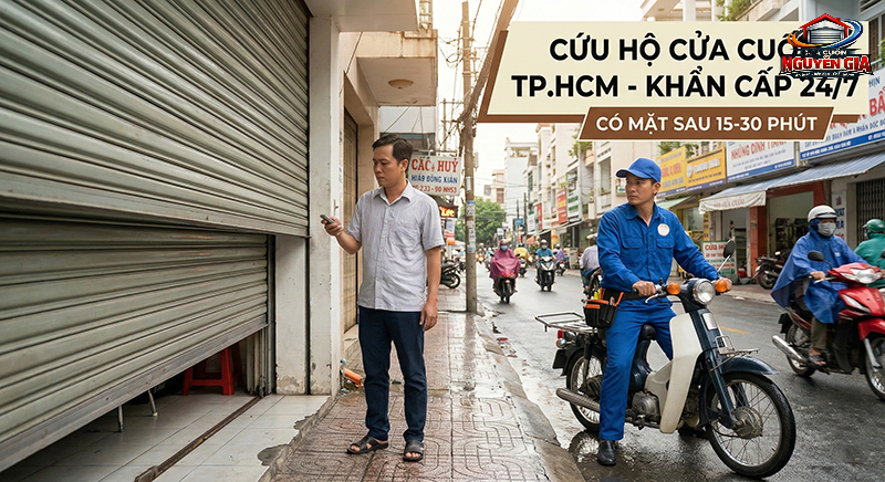 Sửa Cửa Cuốn Tại TP.HCM - Cửa Cuốn Nguyễn Gia