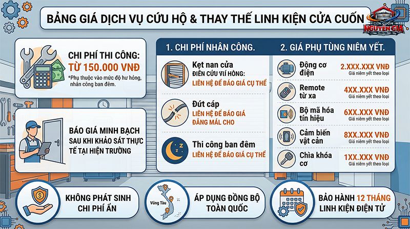 Báo giá minh bạch, công khai trước khi thi công, cam kết không phát sinh chi phí ẩn