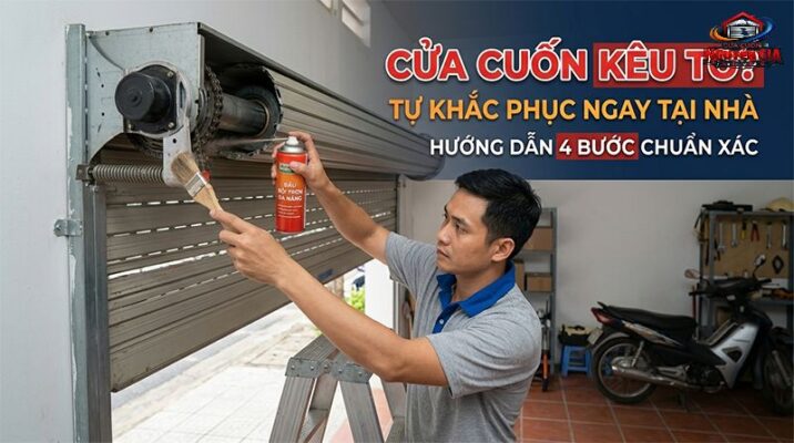 Hướng dẫn chi tiết cách chẩn đoán nguyên nhân và tự bảo dưỡng cửa cuốn hết tiếng kêu rít, lạch cạch ngay tại nhà