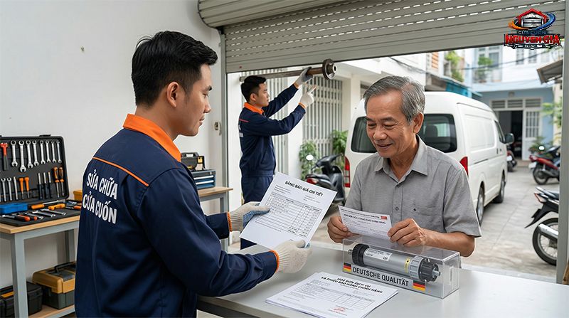 Lựa chọn đơn vị có bảng giá công khai và phiếu bảo hành linh kiện chính hãng để đảm bảo quyền lợi