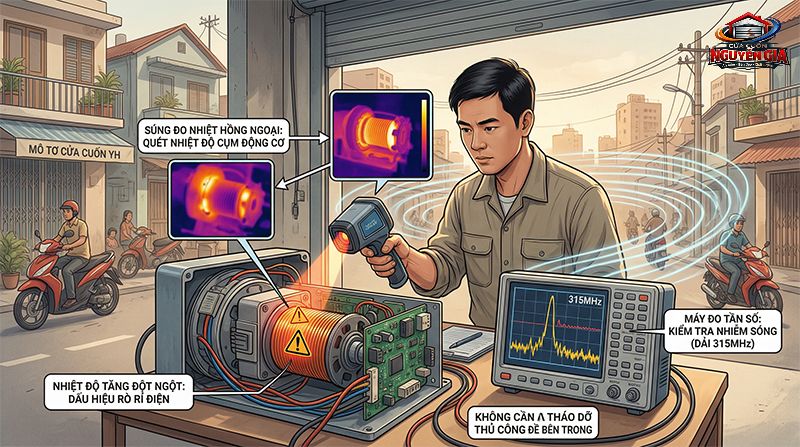 Ứng dụng công nghệ hiện đại giúp bắt đúng bệnh, xử lý nhanh sự cố điện tử và cơ khí mà không cần tháo tung máy