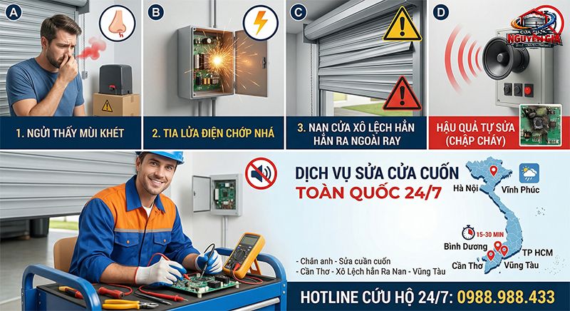 Kỹ thuật viên Nguyễn Gia sử dụng máy móc đo đạc chính xác để xử lý triệt để các lỗi liên quan đến bo mạch điện tử