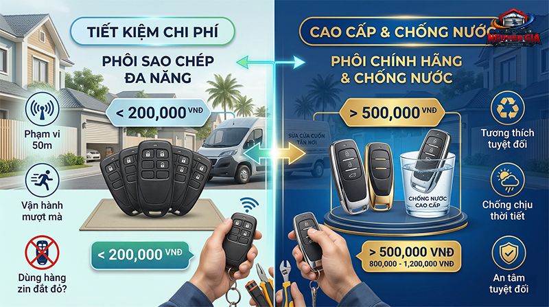 Nguyễn Gia cung cấp đa dạng các dòng phôi remote từ bình dân đến cao cấp, phù hợp với mọi ngân sách