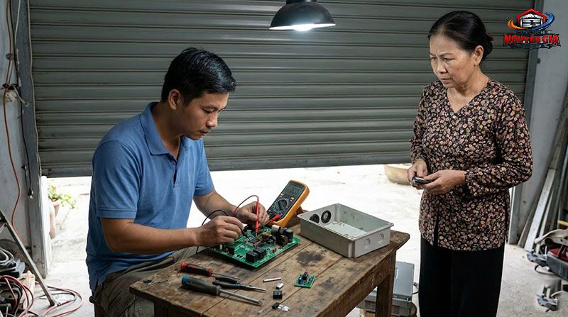 Chi phí sửa chữa minh bạch, phụ thuộc vào mức độ hư hỏng của linh kiện và công nghệ bảo mật của hộp nhận