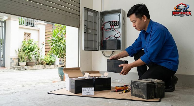 Chi phí thay ắc quy chính hãng dao động tùy theo dung lượng, đảm bảo dòng xả mạnh và bền bỉ cho motor