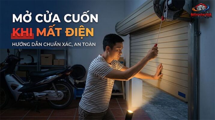 Hướng dẫn chi tiết quy trình xả phanh và vận hành thủ công cho mọi dòng cửa cuốn hiện nay
