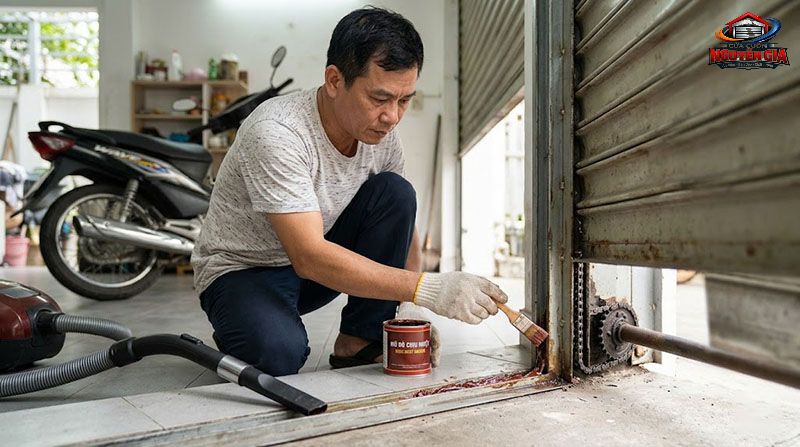 Bạn hoàn toàn có thể tự khắc phục tình trạng cửa nặng nhẹ tại nhà bằng các bước vệ sinh và tra mỡ đúng kỹ thuật