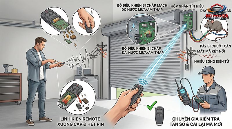 Xử lý triệt để tình trạng nhiễu sóng hoặc hỏng hộp điều khiển bằng thiết bị đo lường chuyên dụng