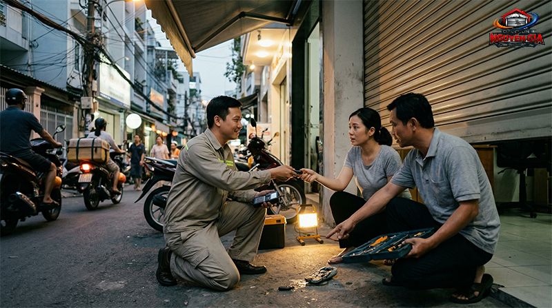 Remote hỏng nút bấm hoặc vô nước cần được khắc phục ngay để tránh làm gián đoạn việc ra vào nhà