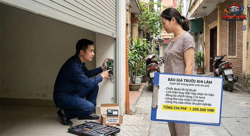 Lựa chọn đơn vị sửa chữa có cam kết bảo hành và báo giá rõ ràng giúp bạn tránh được những chi phí phát sinh không đáng có